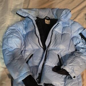 SAM. Women's Sky Blue Puffer Coat
